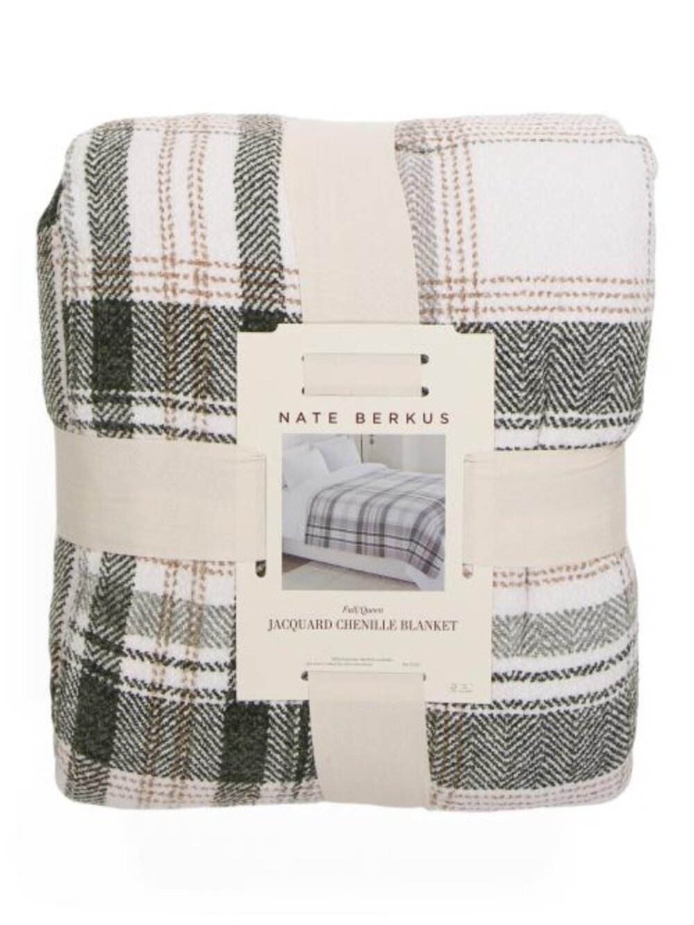 NATE BERKUS plaid blanket